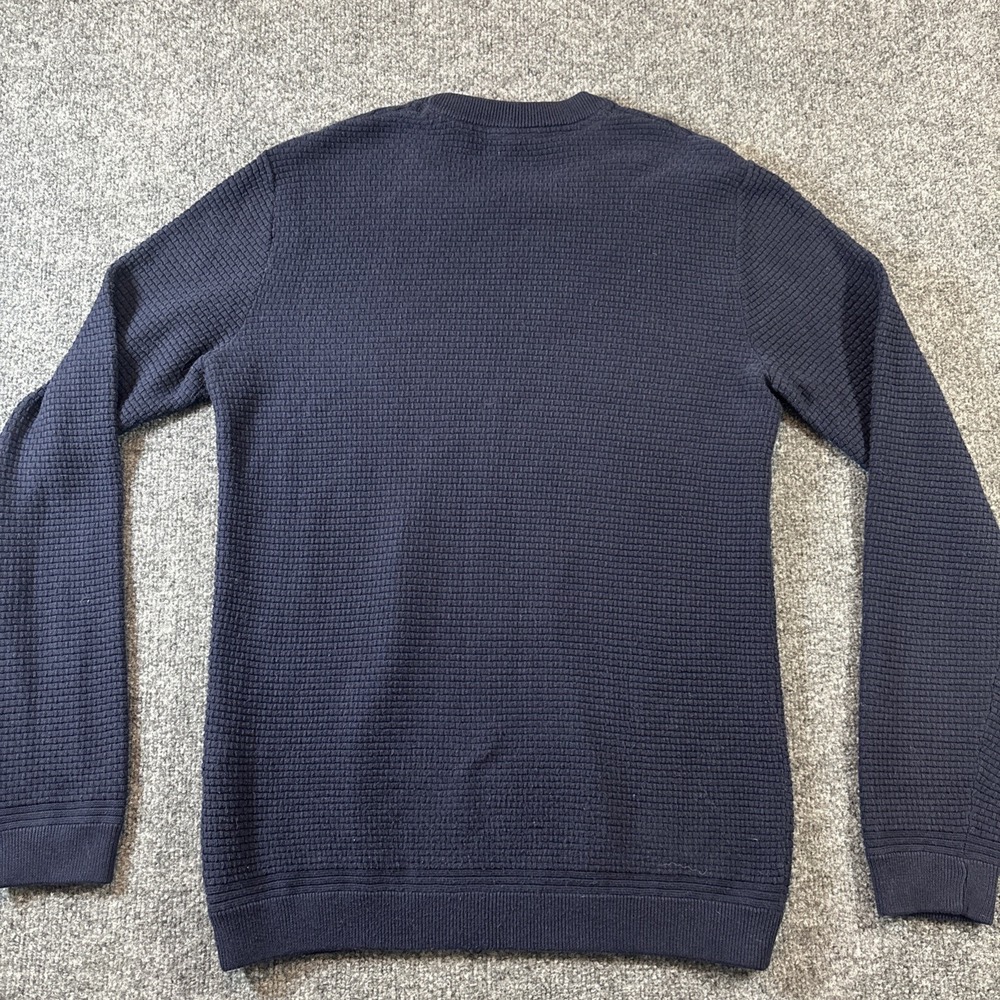 Ted Baker London Blue Crewneck Knit Sweater Men's Size 2 Small - Picture 4 of 6